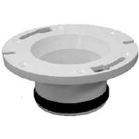 4"X3" PVC TWO-FINGER FLANGE