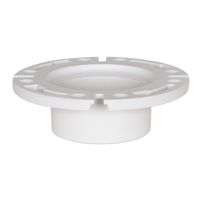 3"x4" PVC CLOSET FLANGE Less KO