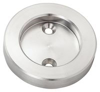 National Hardware N187-054 Sliding Door Cup Pull, 2-1/8 in, Steel, Stainless Steel