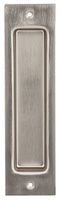 National Hardware N187-024 Flush Barn Door Pull, 8 in H, Steel, Satin Nickel