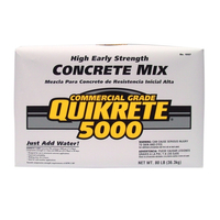 Quikrete 5000 Series 1007-00 Cement Mix, Gray/Gray-Brown, Granular Solid, 80 lb Bag