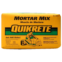 Quikrete 1102-80 Mortar Mix, Gray/Gray Brown, Solid, 80 lb Bag