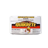 Quikrete 1240 Quick-Setting Cement, Gray/Gray-Brown, Granular, 10 lb Pail
