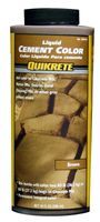 Quikrete 131701 Cement Colorant, Brown, Liquid, 10 oz Bottle