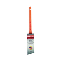 WOOSTER 4181-1 1/2 Paint Brush, 1-1/2 in W, 2-3/16 in L Bristle, Nylon/Polyester Bristle