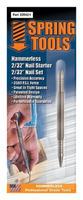 SPRING TOOLS 32R42-1 Nail Set and Nail Starter, 2/32 in Tip