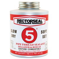 Rectorseal 622-25431 No. 5 1-pint BTC Pipe Thread Sealant