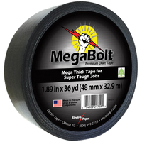 DUCT TAPE BLACK 2"x36YD MEGABOLT