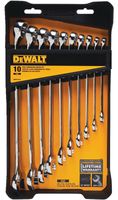 DEWALT DWMT72167 10-Piece Combination Wrench Set, SAE