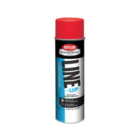 Krylon K08308007 Field Marking Spray Paint, Flat, Athletic Scarlet, 17 oz, Can