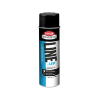 Krylon K08310007 Field Marking Spray Paint, Flat, Athletic Black, 17 oz, Can