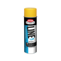 Krylon K08306007 Field Marking Spray Paint, Flat, Athletic Yellow, 17 oz, Can