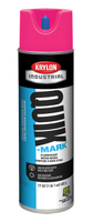 Krylon A03612004 Inverted Marking Spray Paint, Fluorescent Pink, 17 oz, Can