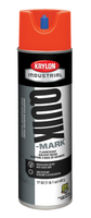 Krylon A03613007 Inverted Marking Spray Paint, Fluorescent Safety Red, 17 oz, Can