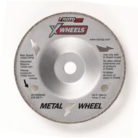 ROTOZIP XW-MET1 Cutting Wheel, 3-1/2 in Dia, 0.125 in Thick, 3/8 in Arbor