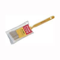 WOOSTER Q3208-1-1/2 Paint Brush, 1-1/2 in W, 2-3/16 in L Bristle, Nylon/Polyester Bristle