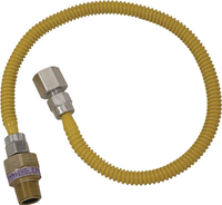 GAS CNCTR 24" 3/8"ODx1/2"PIPE