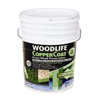 WOLMAN WoodLife CopperCoat 1902A Wood Preservative, Green, Liquid, 5 gal, Can