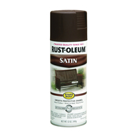 SPRAY PAINT R-O SATIN DARK BROWN