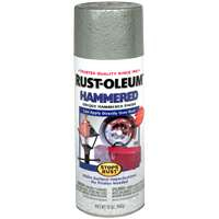 Rust-Oleum 7213830 Hammered Metal Finish Spray, Silver, 12-Ounce