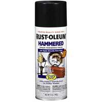 Rust-Oleum 7215830 Hammered Metal Finish Spray, Black, 12-Ounce