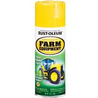 Rust-Oleum 7443830 Specialty Yellow John Deere Farm Equipment Enamel Spray, 12-Ounce