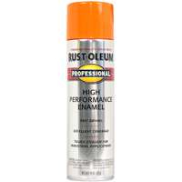 Rust-Oleum 7555838 Professional High Performance Enamel Spray Paint, Safety Orange, 15-Ounce