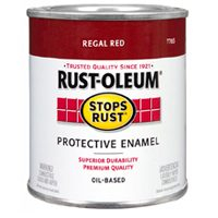 Rust-Oleum 7765502 Protective Enamel Paint Stops Rust, 32-Ounce, Gloss Regal Red