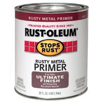 Rust-Oleum 7769502 Protective Enamel Paint Stops Rust, 32-Ounce, Flat Rusty Metal Primer