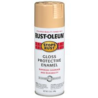Rust-Oleum 7771830 Stops Rust Spray Paint, 12-Ounce, Gloss Sand