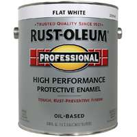 Rust-Oleum 7790-402 Professional Gallon Flat White Enamel