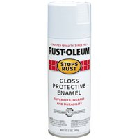 Rust-Oleum 7792830 Stops Rust Spray Paint, 12-Ounce, Gloss White