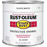 Rust-Oleum 7792730 Protective Enamel Paint, 8-Ounce, Gloss White