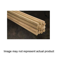 Cindoco SD11236 Dowel, 1-1/2 in Dia, 36 in L, Wood