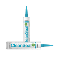 SASHCO CleanSeal 11073 Caulk, White, 4 to 5 days Curing, 40 to 100 deg F, 10.5 oz Tube