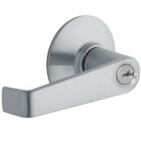 Schlage Elan Series F51A CSVELA626 Entry Door Lock, Mechanical Lock, Satin Chrome, Lever Handle