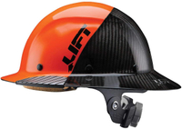LIFT HDF50C-19OC Hard Hat, 6-Point Suspension, Carbon Fiber Shell, Orange, Class: C