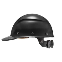 LIFT DAX Series HDFC-17KG Front Brim Hard Hat, 6-Point Suspension, Black, Class: G