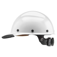 LIFT DAX Series HDFC-17WG Front Brim Hard Hat, 6-Point Suspension, White, Class: G