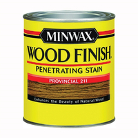 Minwax Wood Finish 221104444 Wood Stain, Satin, Provincial, Liquid, 0.5 pt, Can