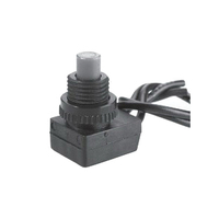 SELECTA SS101-BG Pushbutton Switch, 3 A, 125 VAC, SPST, Lead Wire Terminal, Nylon Housing Material