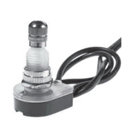 SELECTA SS108-BG Rotary Switch, 3/6 A, 125/250 VAC, 1 -Position, SPST, Wire Lead Terminal