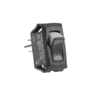 SELECTA SS1201-BG Rocker Switch, 10/16 A, 125/250 VAC, SPST, Quick-Connect Terminal