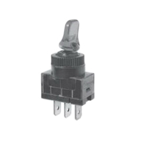 SELECTA SS110R-BG Heavy-Duty Utility Toggle Switch, 20 A, 125/250 VAC, 12 VDC, 2 -Position, SPST