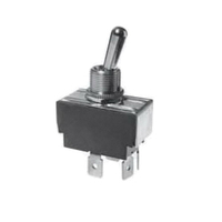 SELECTA SS203P-BG Heavy-Duty Utility Toggle Switch, 20 A, 250 VAC, 1 -Position, DPST