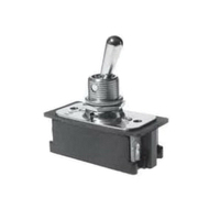 SELECTA SS209-8-BG Heavy-Duty Utility Toggle Switch, 8/16 A, 125/250 VAC, 2 -Position, SPST, Silver