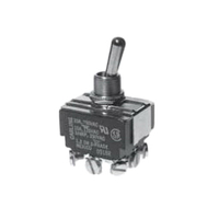 SELECTA SS212-BG Heavy-Duty Utility Toggle Switch, 10/15 A, 125/250 VAC, 2 -Position, 3PDT