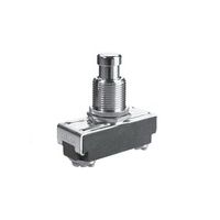 SELECTA SS228-BG Pushbutton Switch, 15 A, 125 VAC, SPST, Screw Terminal, Plastic Housing Material