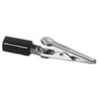 SELECTA SC-60CHS-BG Alligator Clip, 5/16 in Jaw Opening, Acetate Insulation, Black/Red