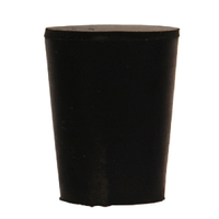RUBBER STOPPER #000 1/2"TOP
